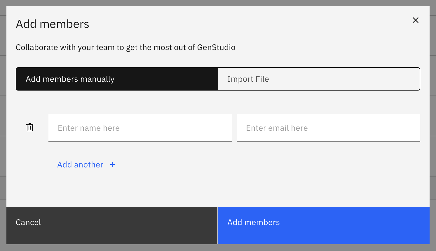Mitglieder hinzufügen