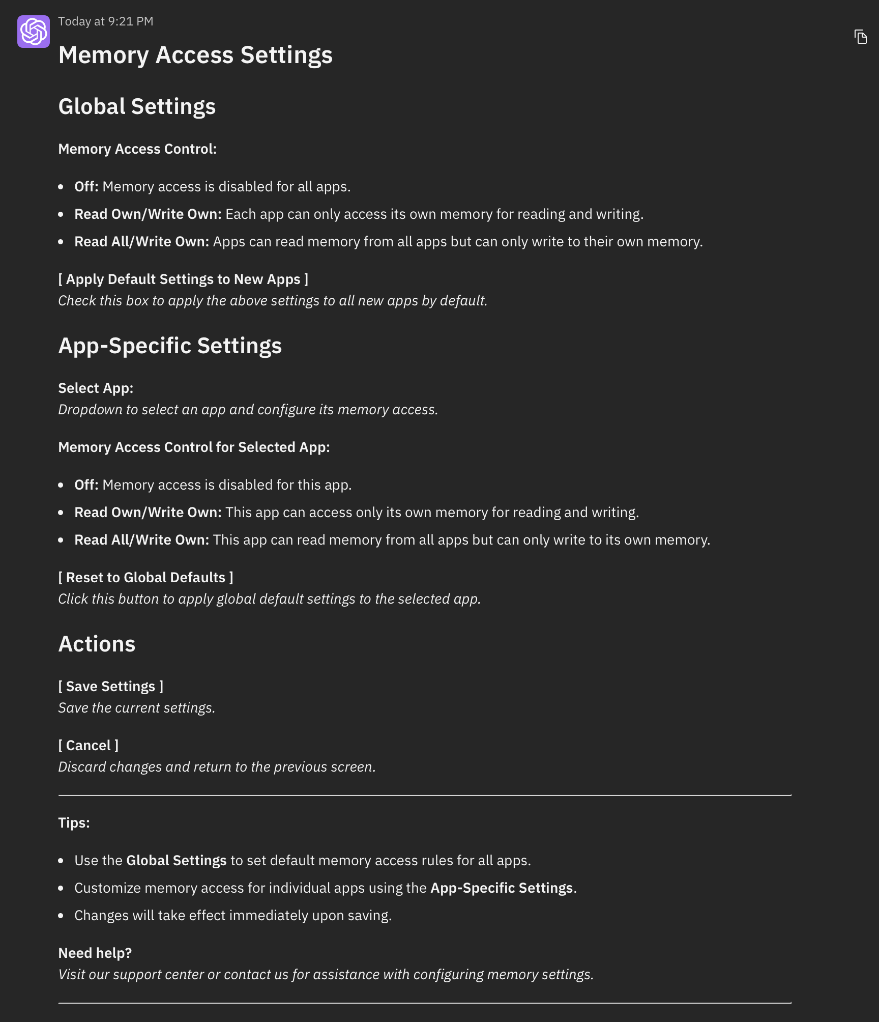 textbasierter UI-Generator Ausgabe