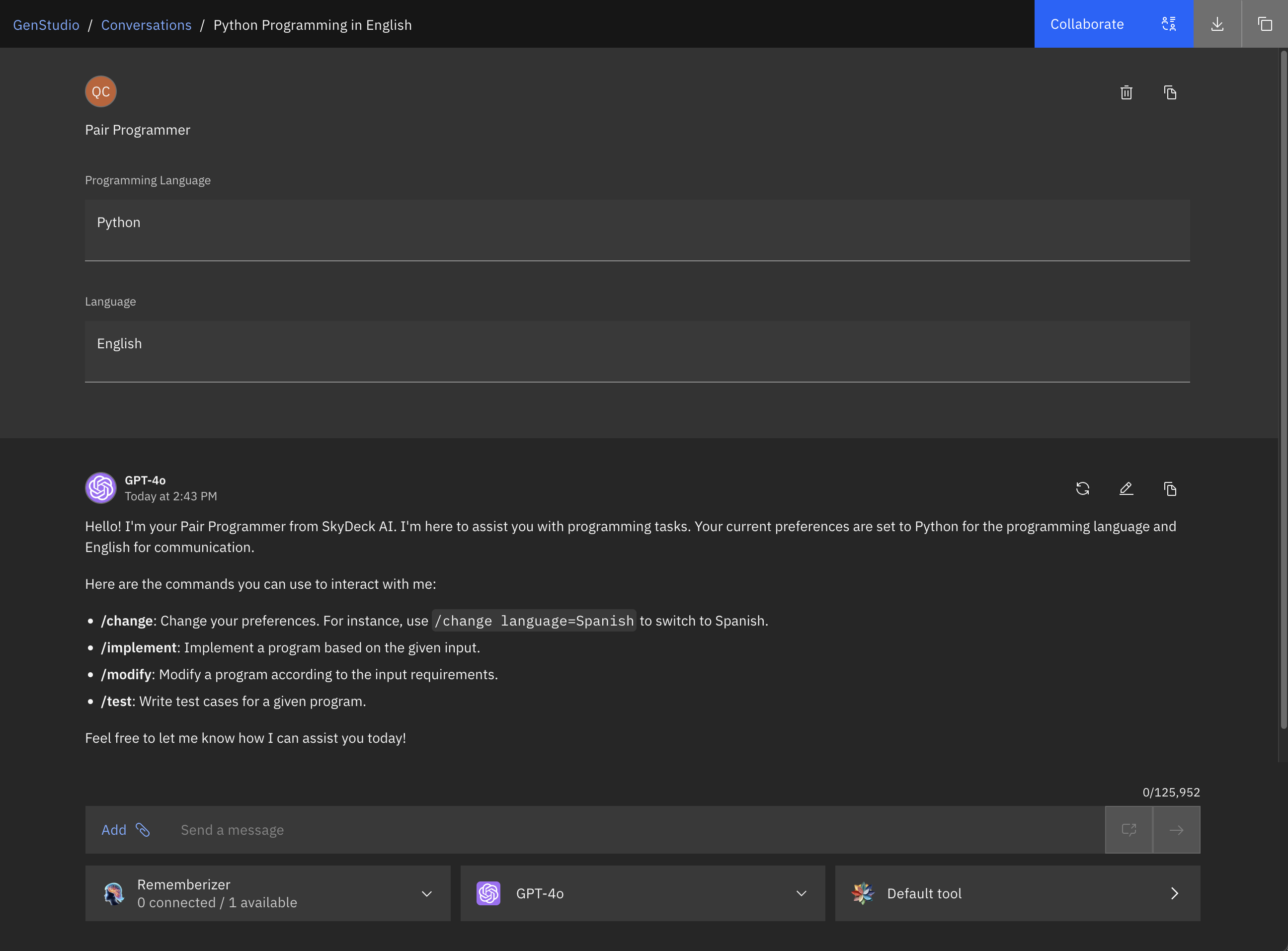 pair programmer example